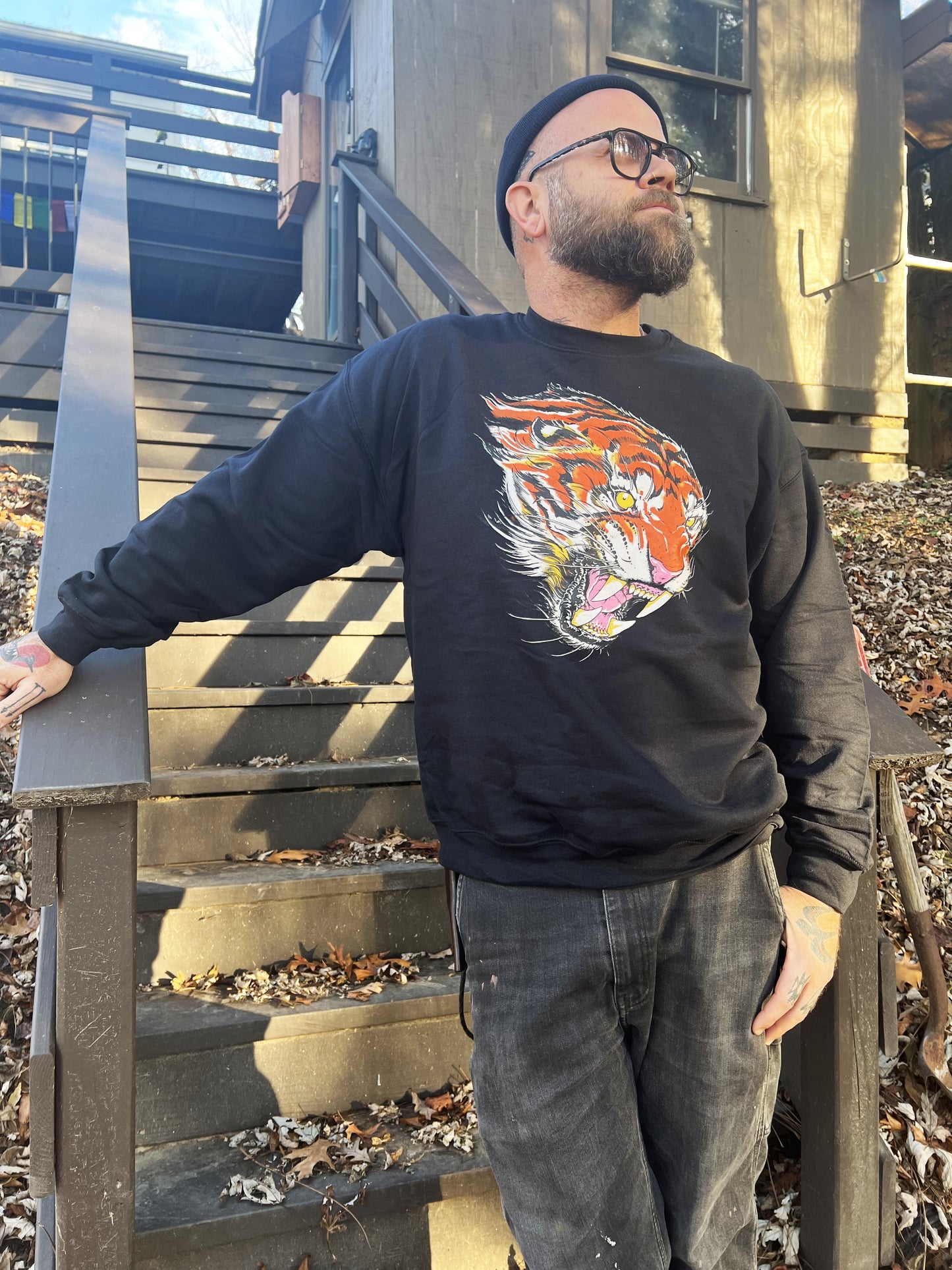 Rippin’ Tiger Crewneck