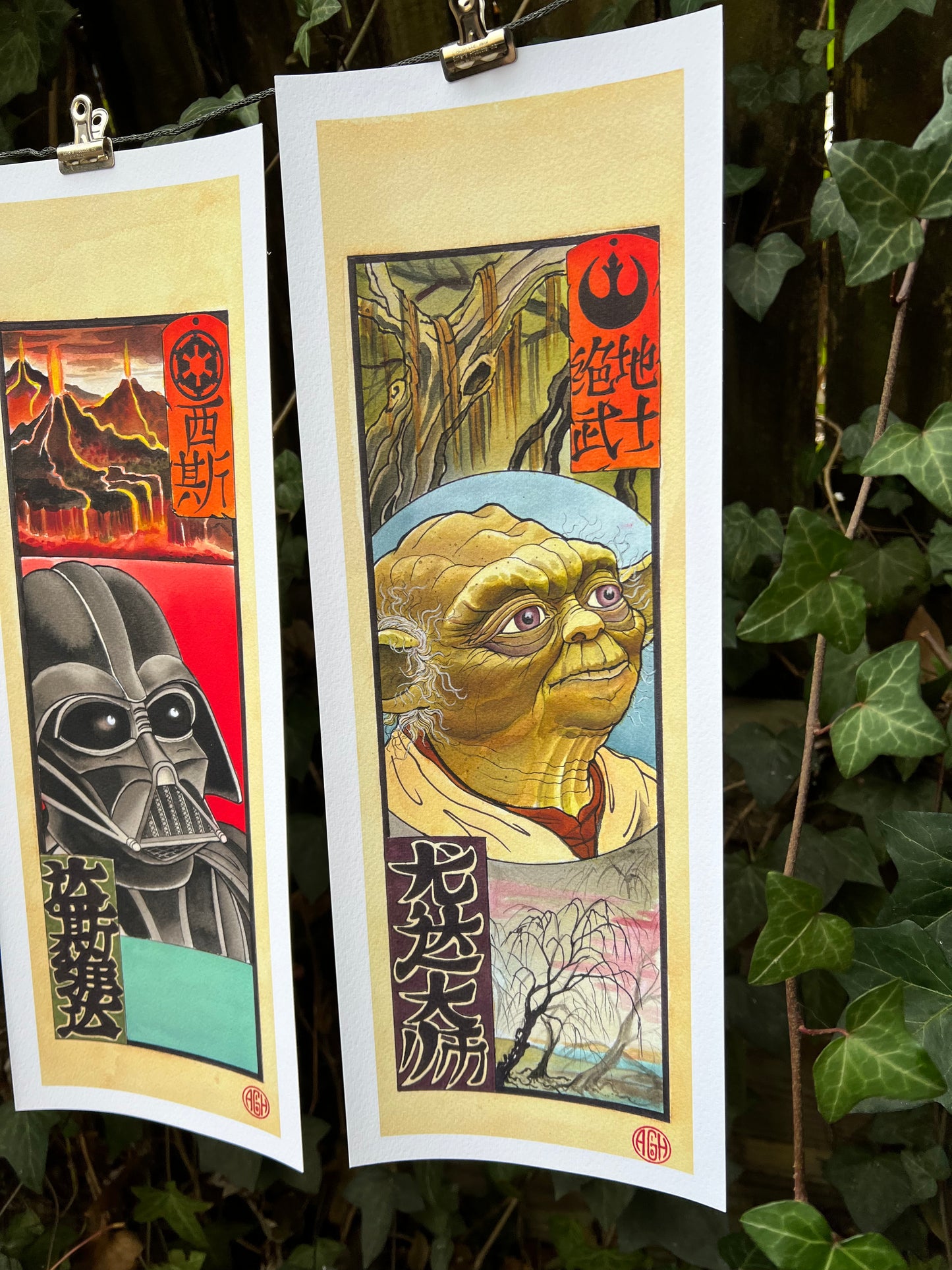 Sensha Fuda Japanese Star Wars Triptych