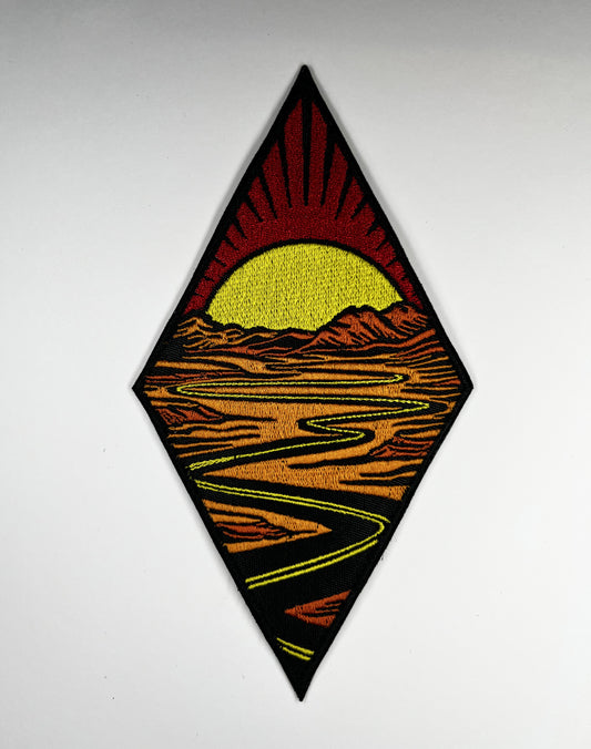 Desert Highway Embroidered Patch