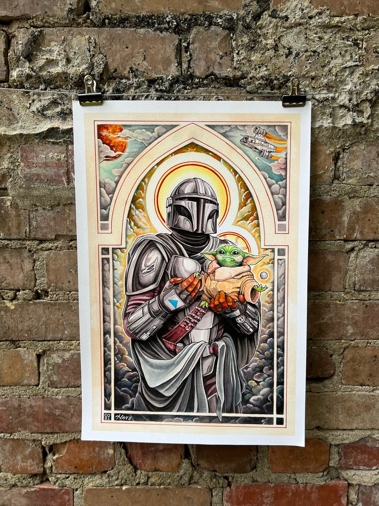 Saint Mando Print