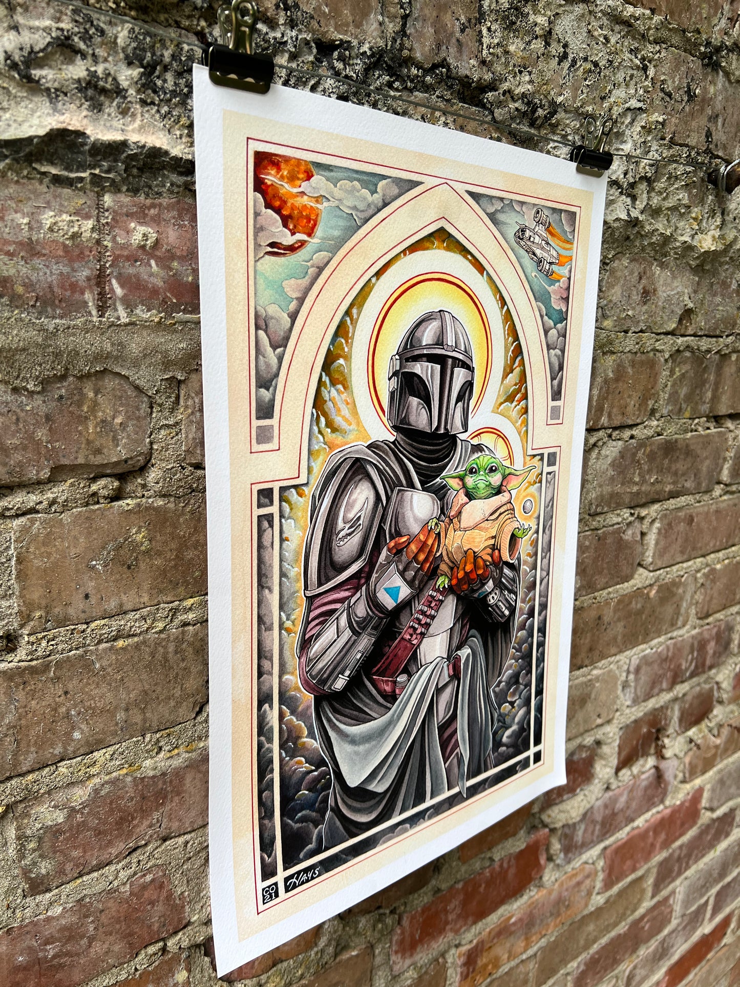 Saint Mando Print